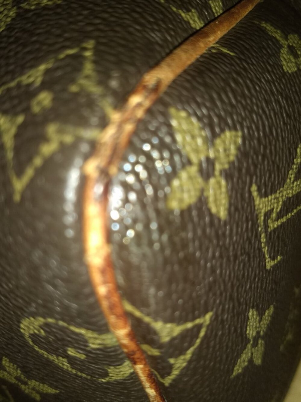 Louis Vuitton Monogram M41528 Brown Canvas France Vintage Bag. - Picture 4 of 14